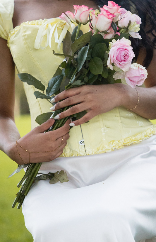 Golden Thread Hand Chain